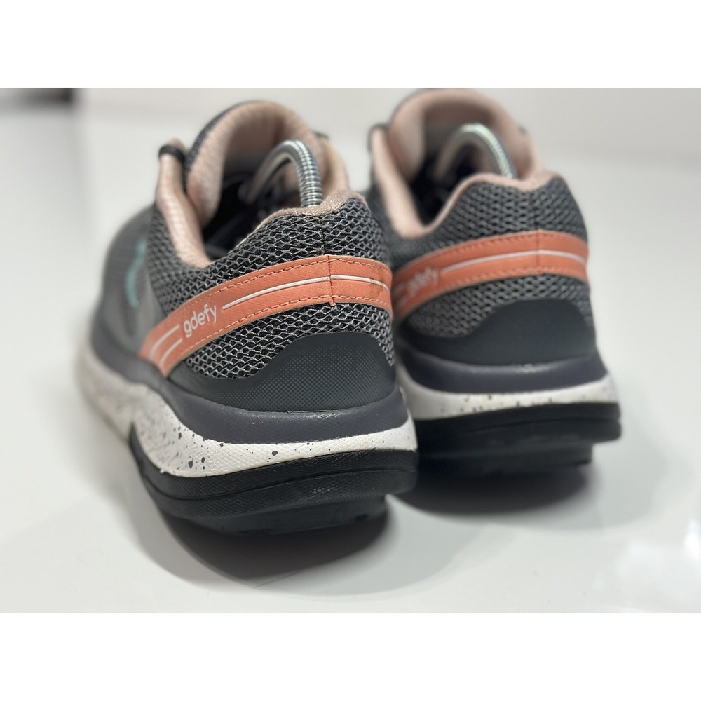Gdefy Gravity Defyer Mighty Walk Pain Relief Shoes TB9024FGP-W Women Sz 9.5 Gray - Picture 3 of 14